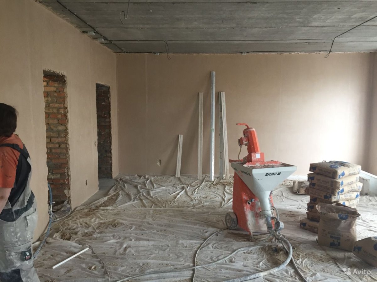 Машинная штукатурка