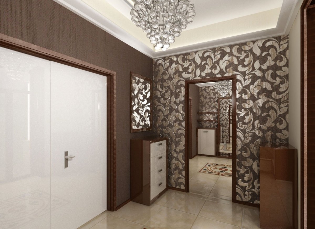 Прихожая в белом цвете