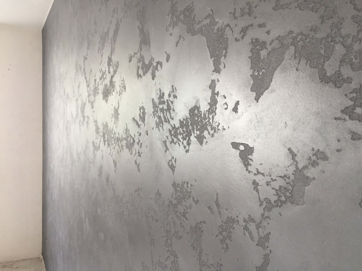 Декоративная штукатурка карта мира с перламутром