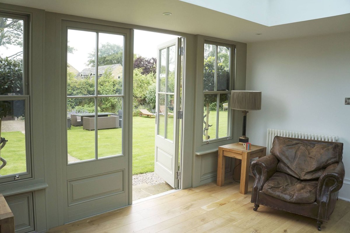 Французские двери на террасу