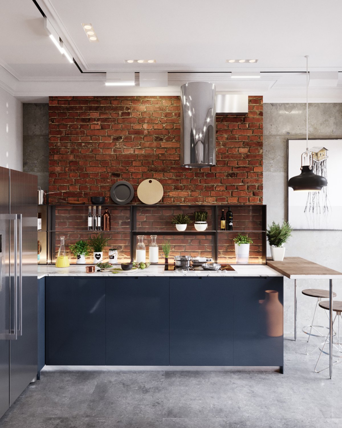 Потолок на кухне