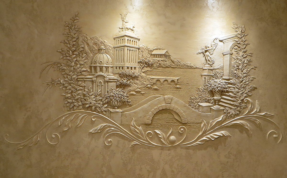 Декоративная штукатурка барельеф