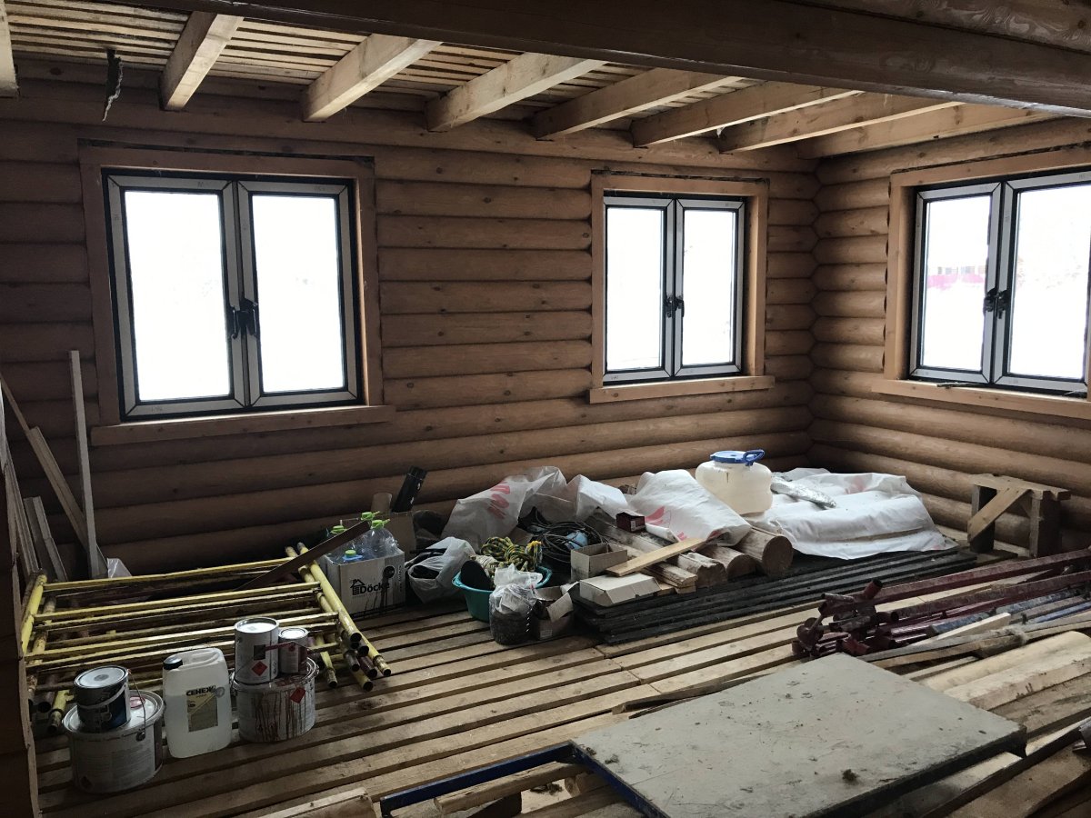 Деревенский стиль в деревянном доме