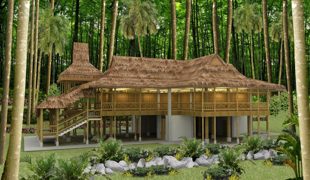 Бамбуковый дом жилище