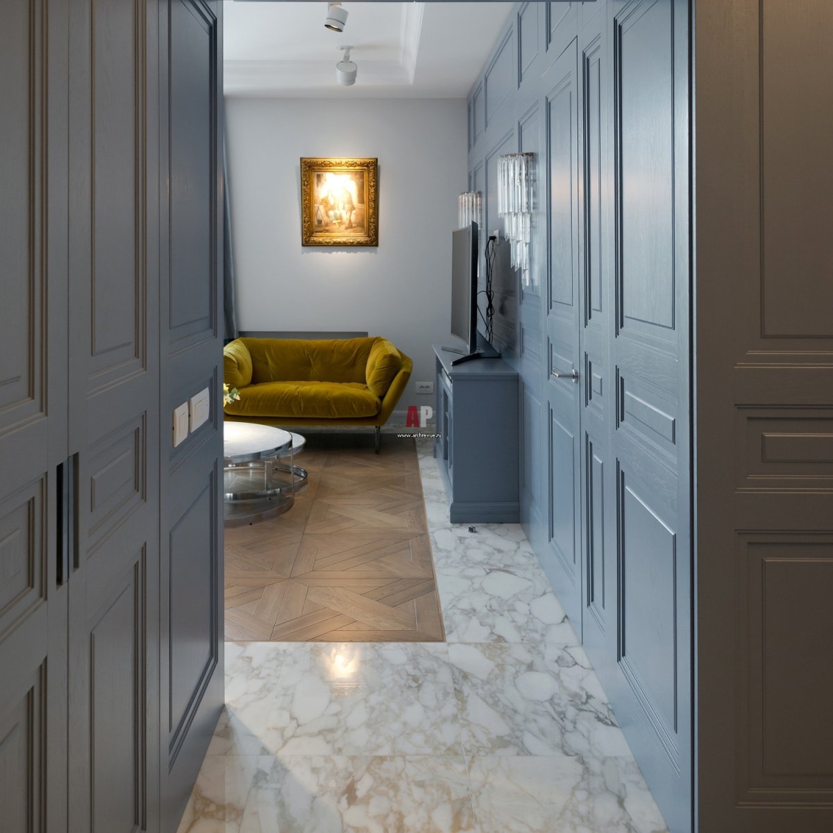 Прихожая в американском стиле