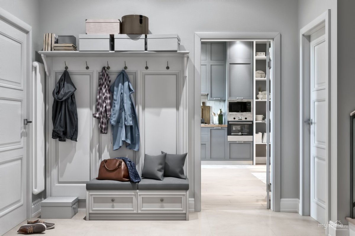 Прихожая в американском стиле