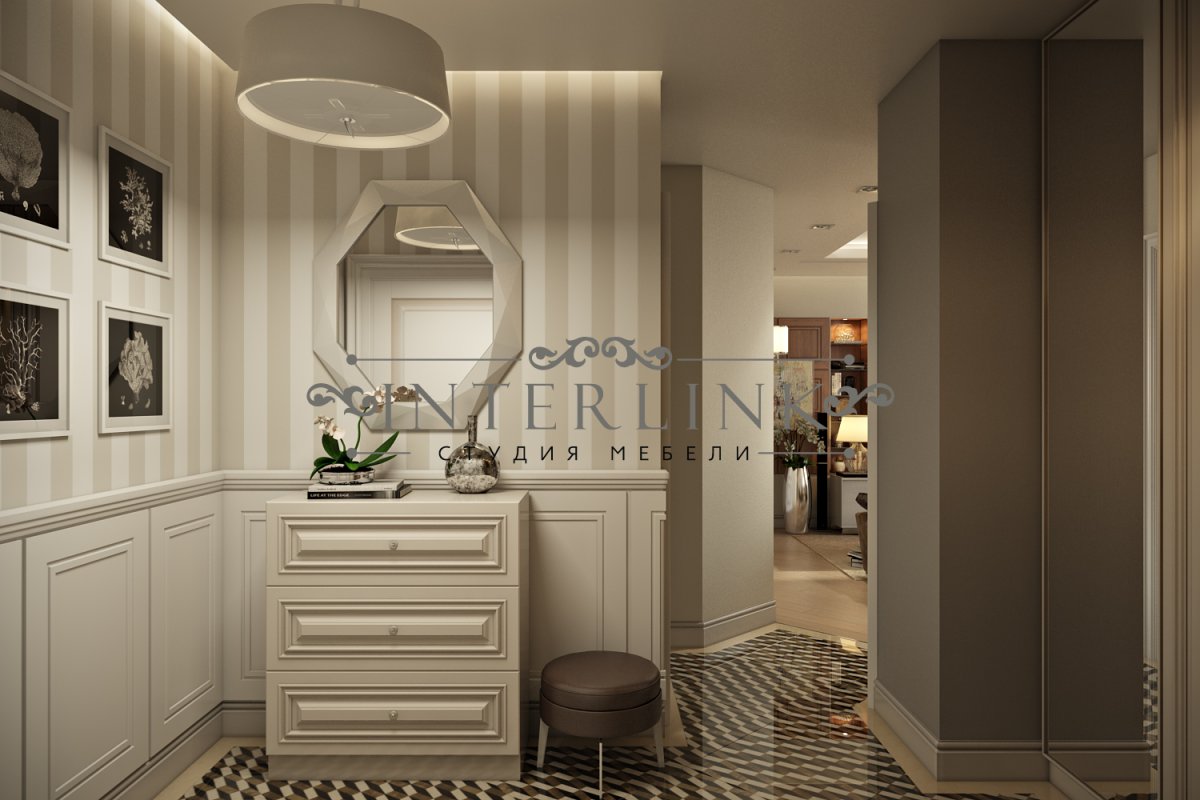 Прихожая в американском стиле