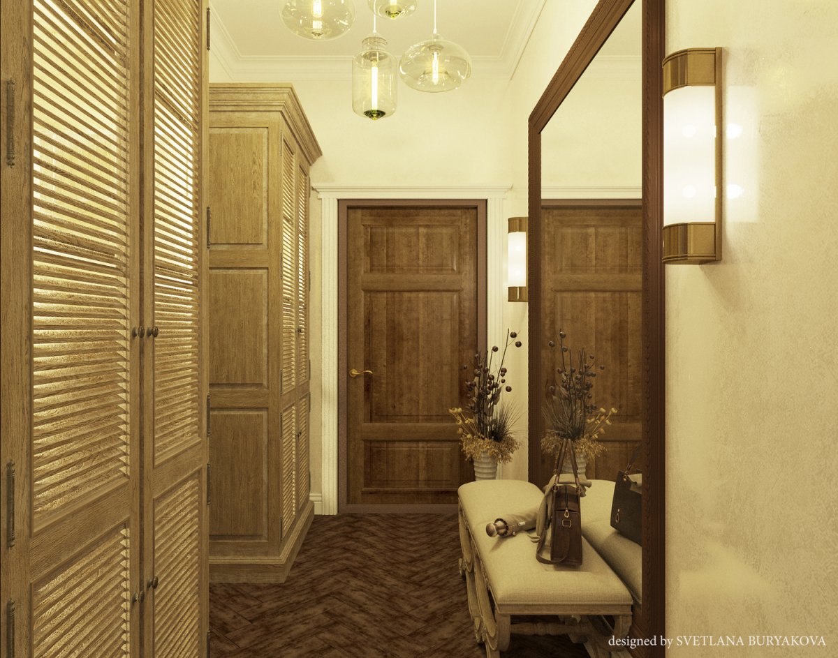 Прихожая в американском стиле