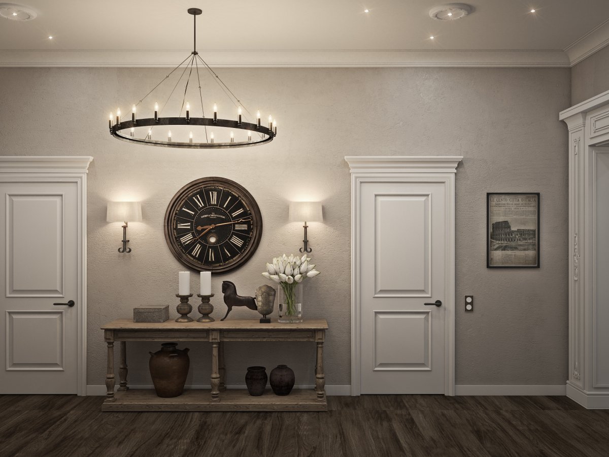 Прихожая в американском стиле