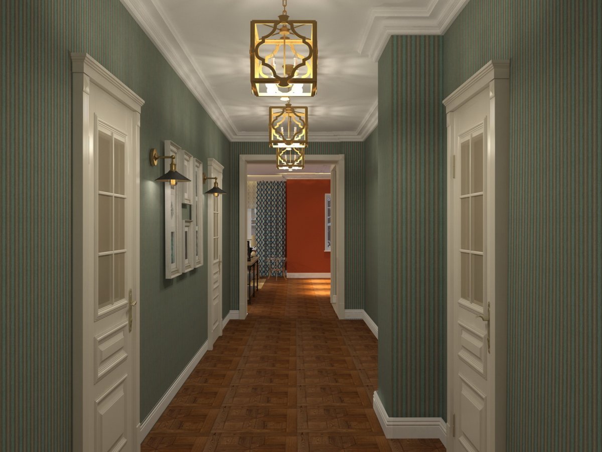 Прихожая в английском стиле