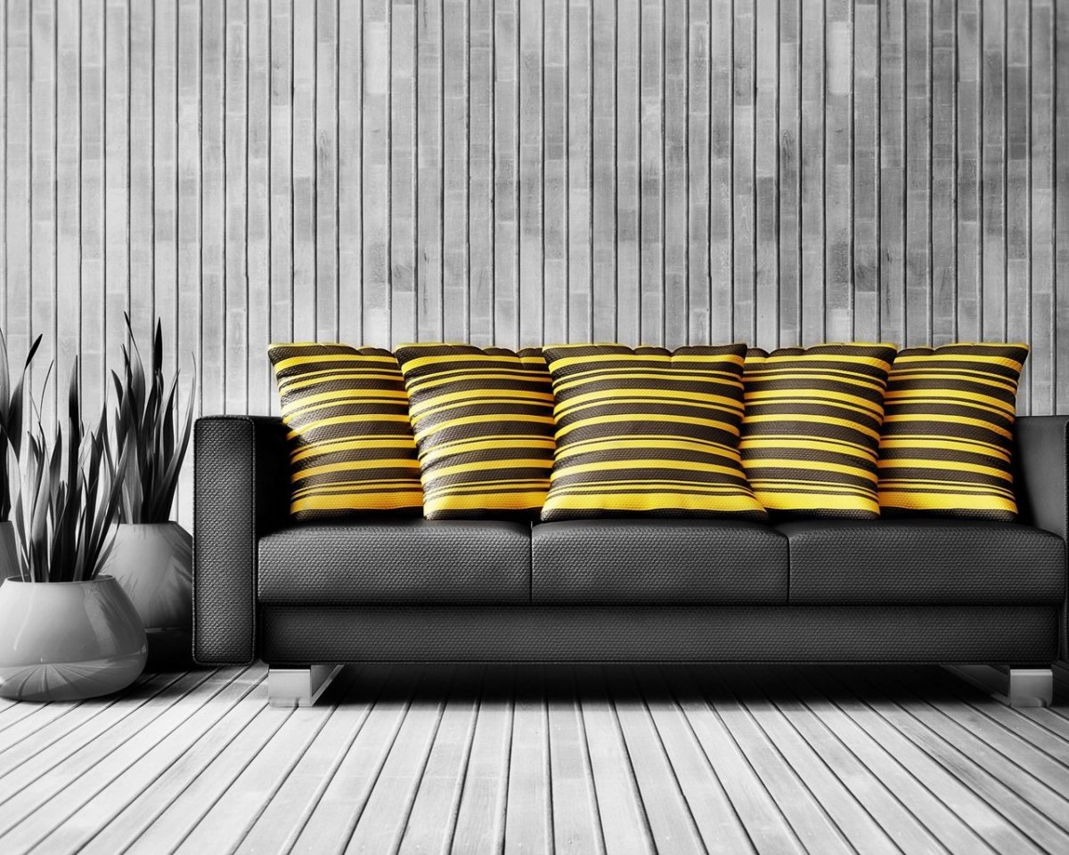 Белый диван в интерьере