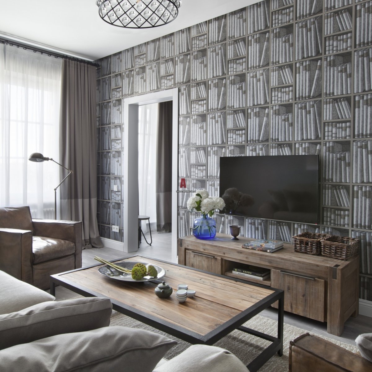 Квартира в сером стиле