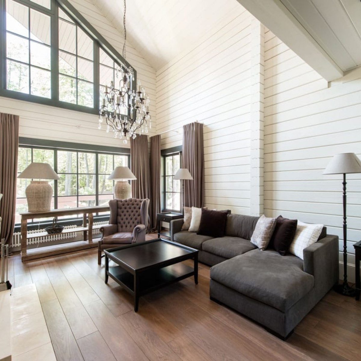 Вагонка штиль на мансарде