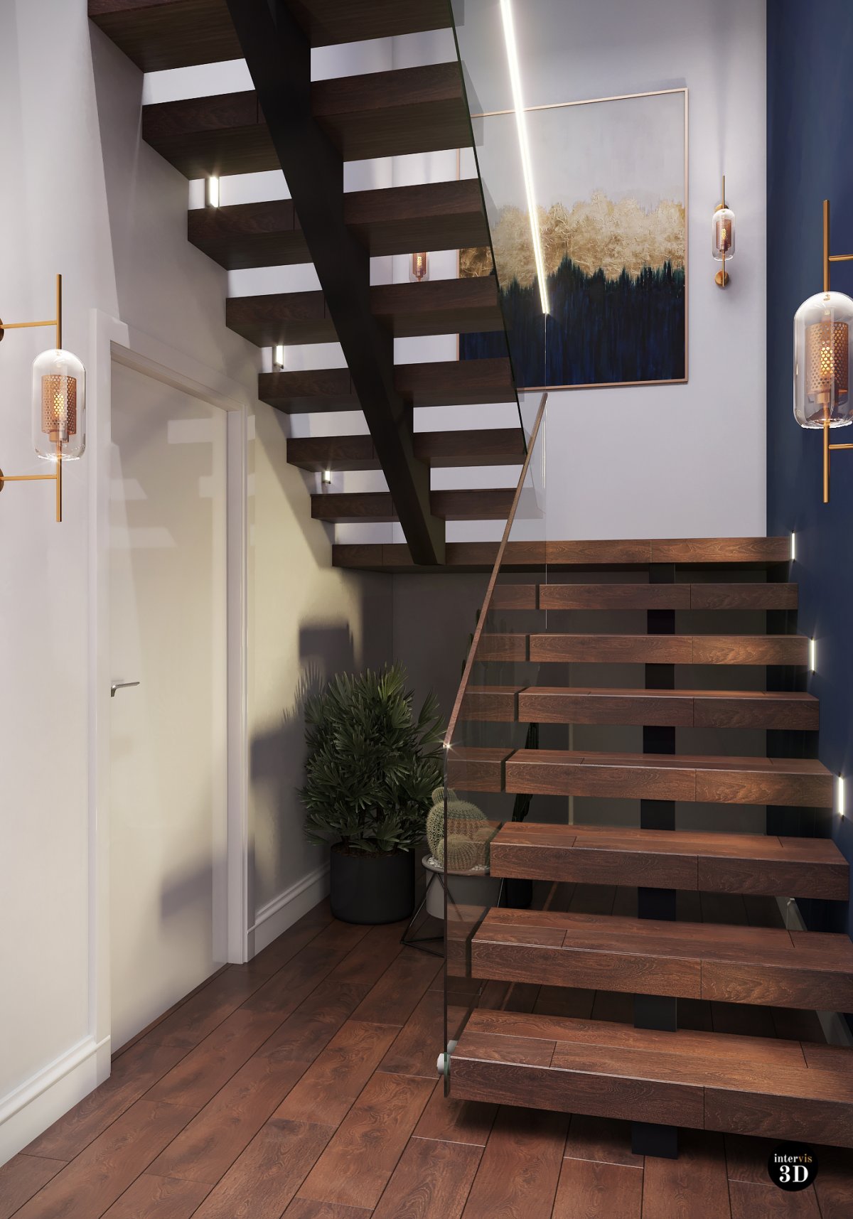 Освещение лестницы