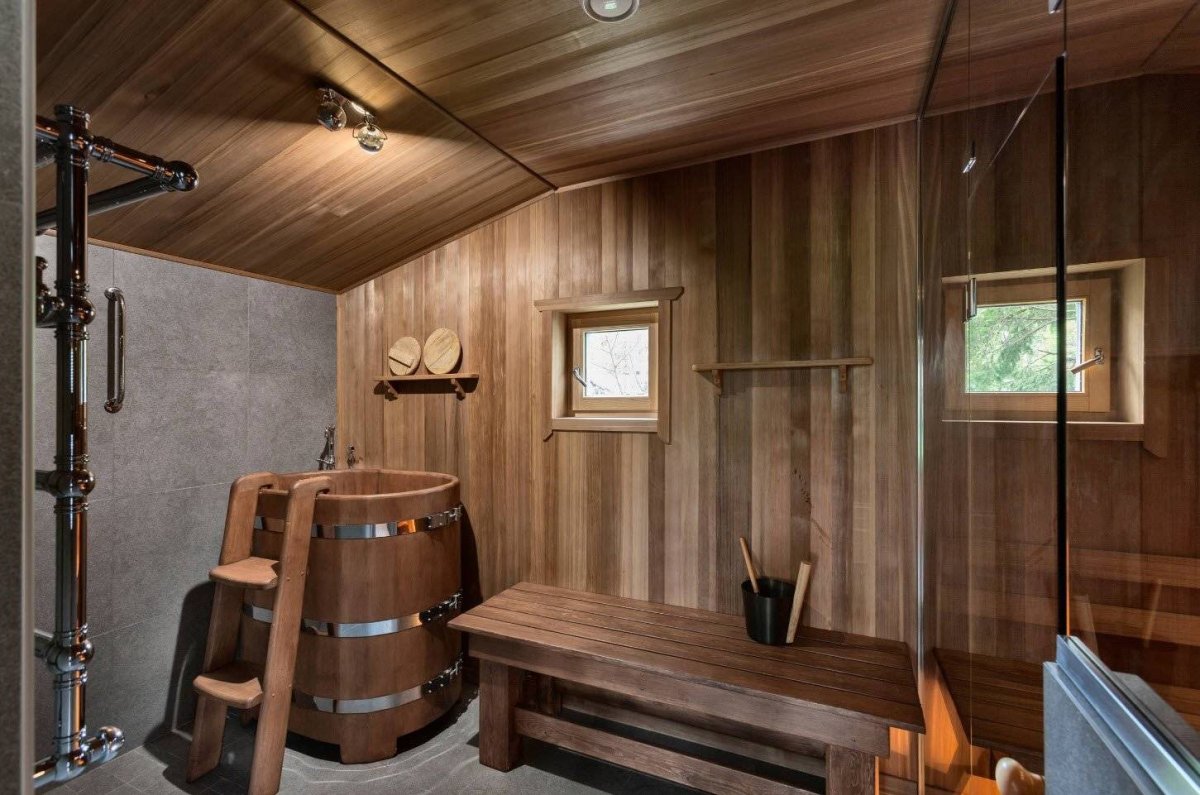 Отделка предбанника