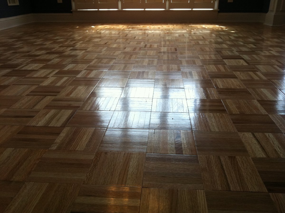 Паркет квадратиками