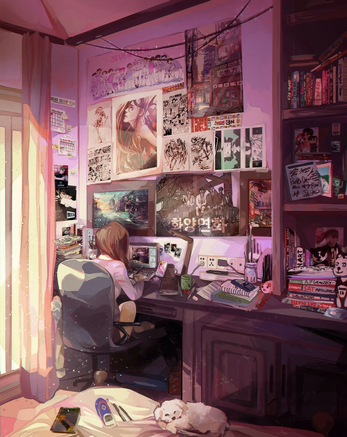 Комната отаку аниме