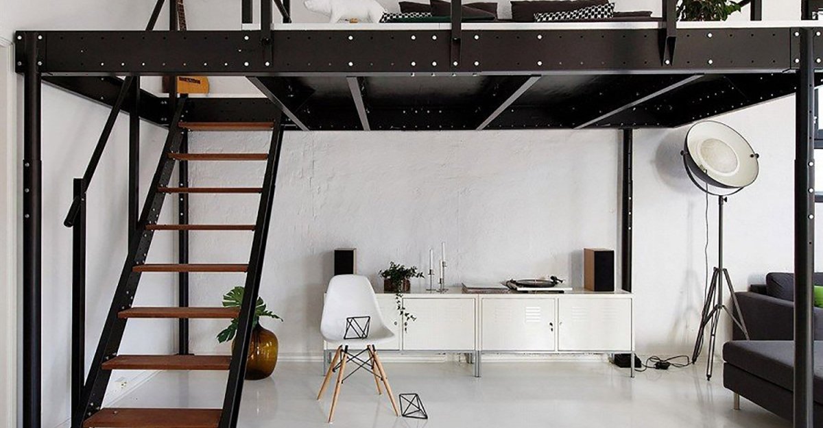 Мансарда в стиле лофт