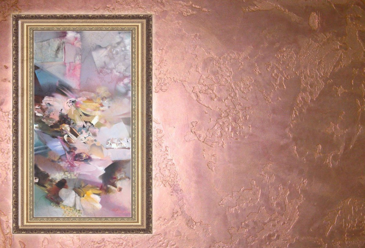 Декоративное нанесение шпаклевки