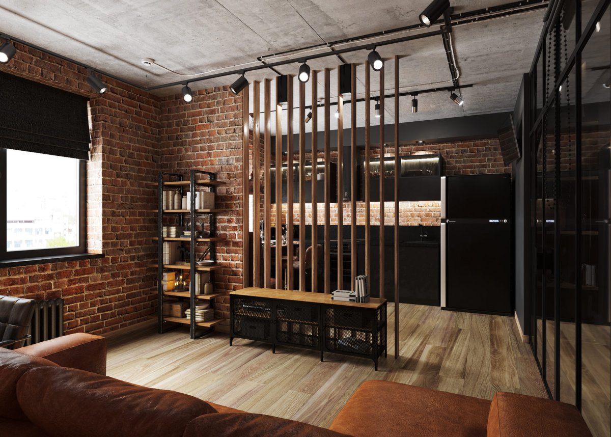 Мансарда в скандинавском стиле