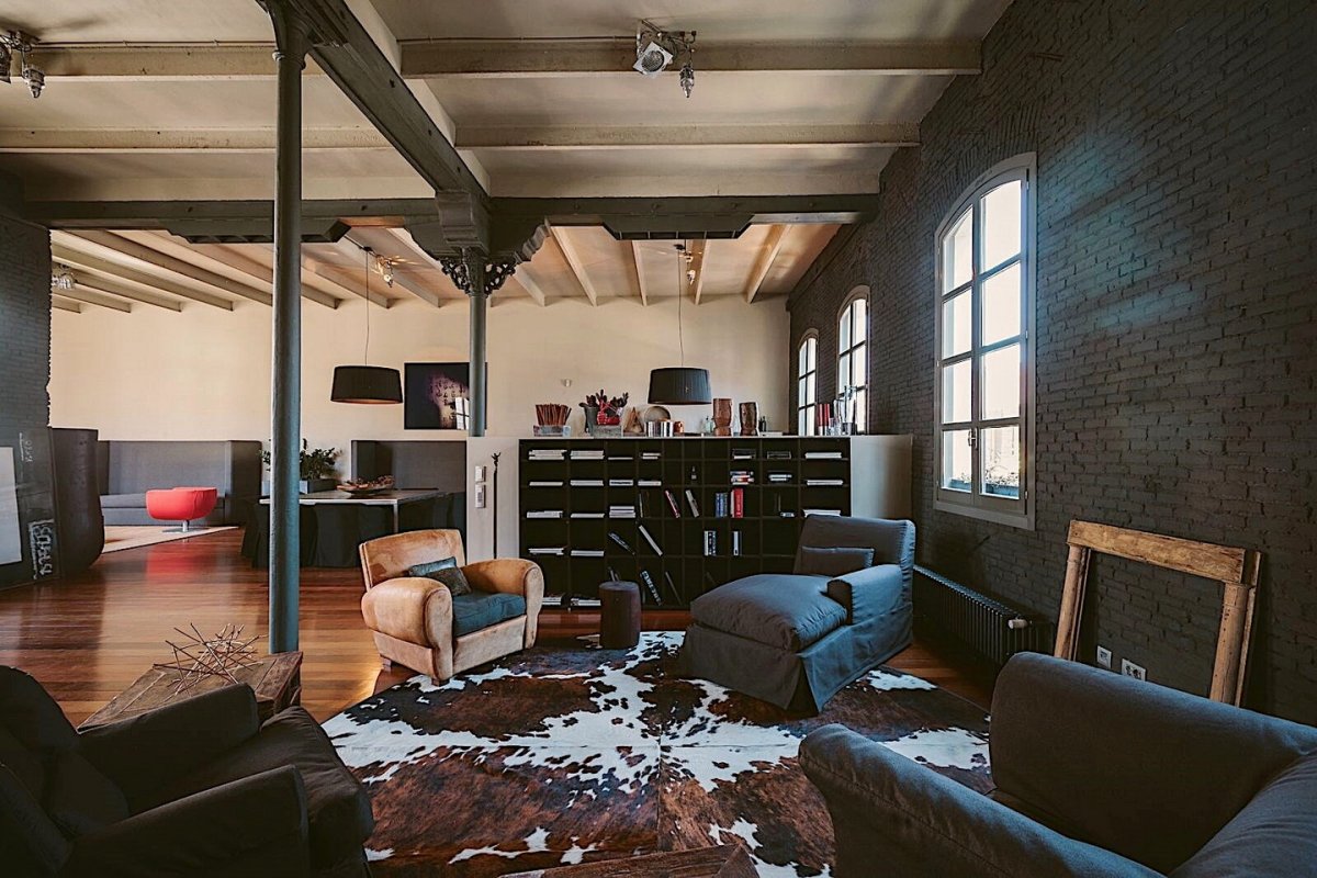 Офис мансарда лофт