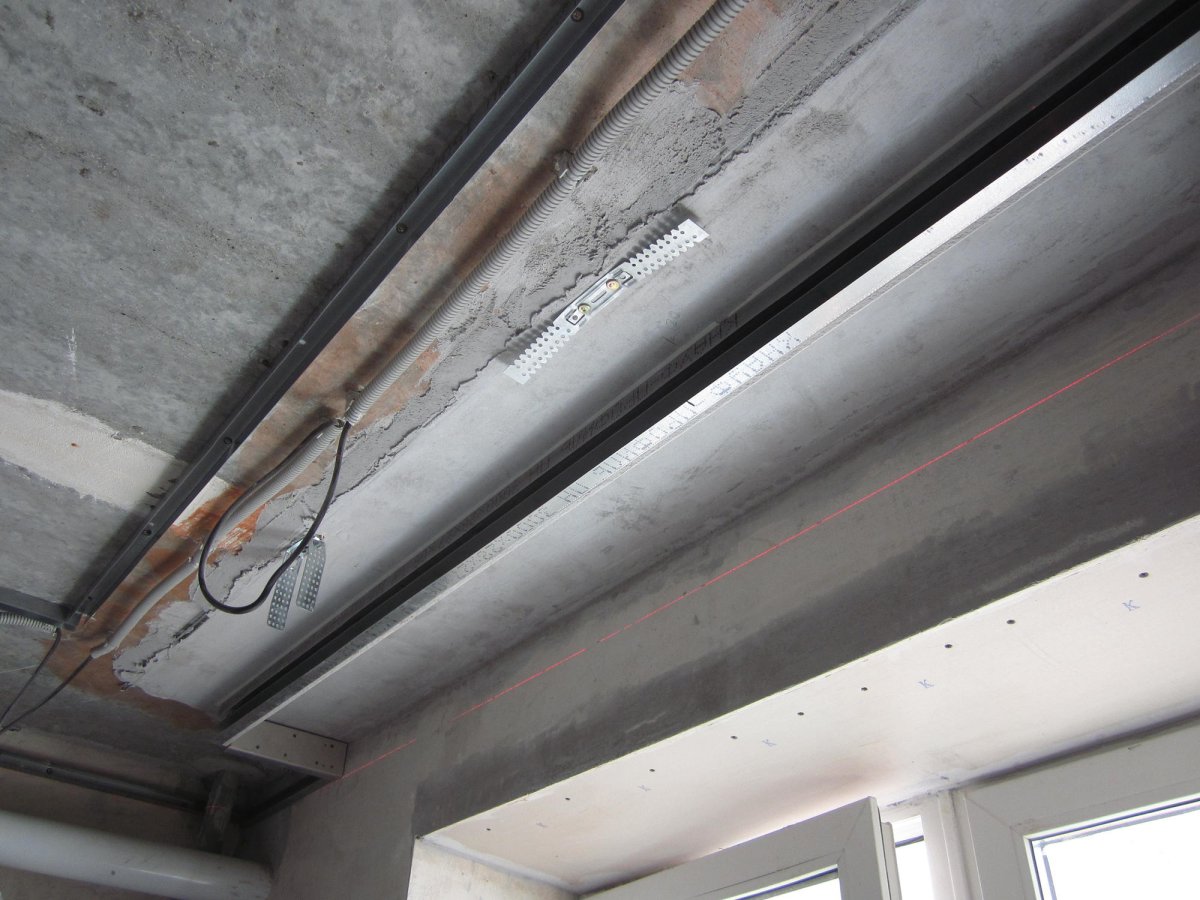 Направляющая штор для гипсокартона