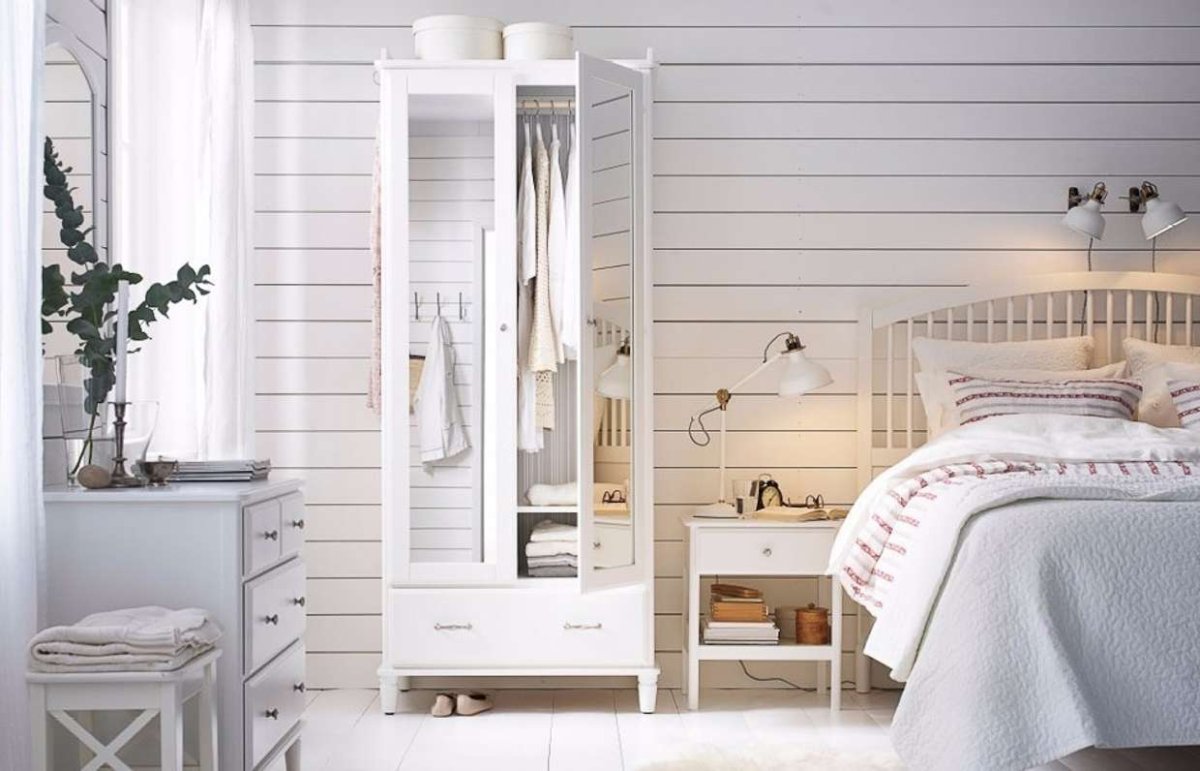 Маленькая спальня икеа