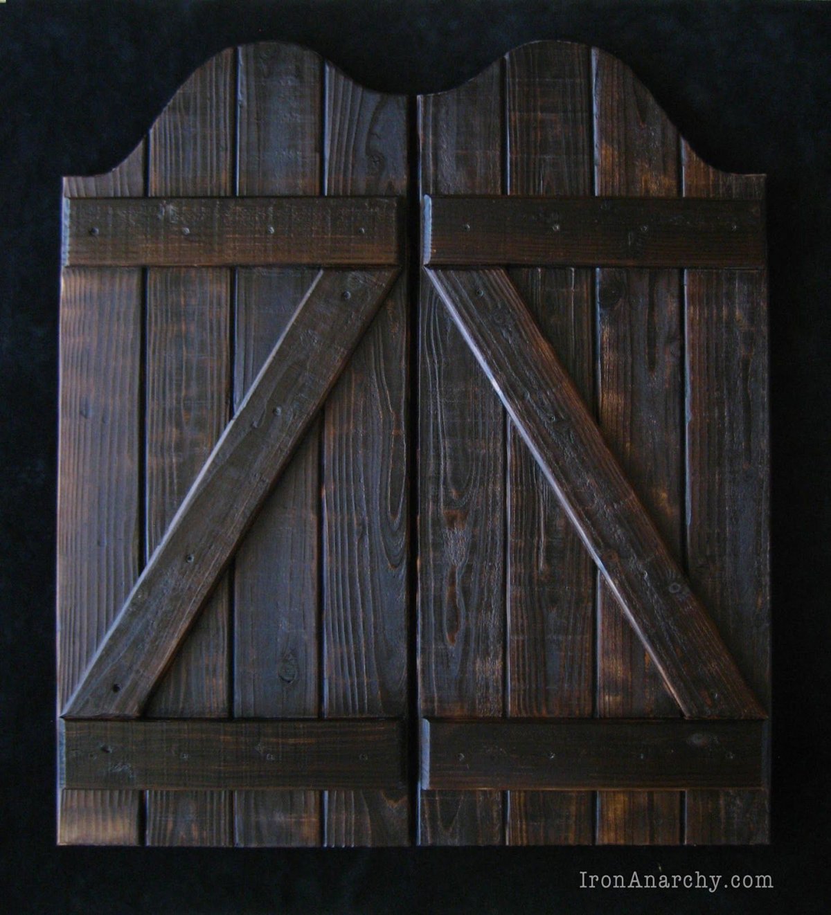 Двери калитки в стиле вестерн Салун