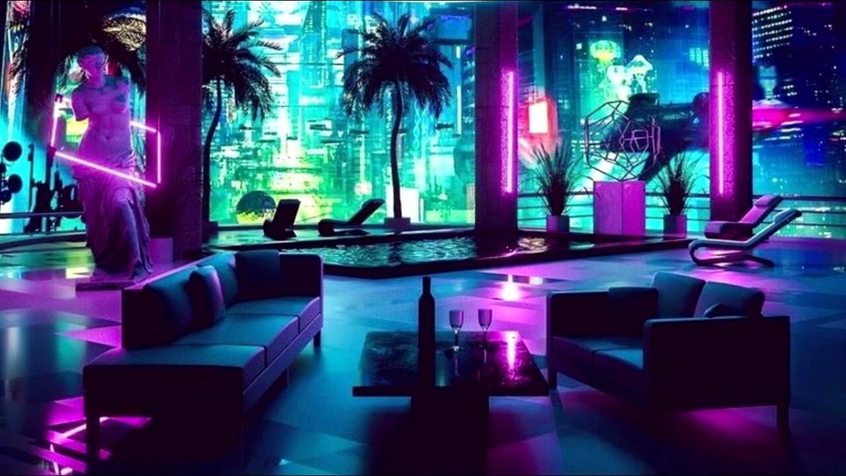 Комната с подсветкой