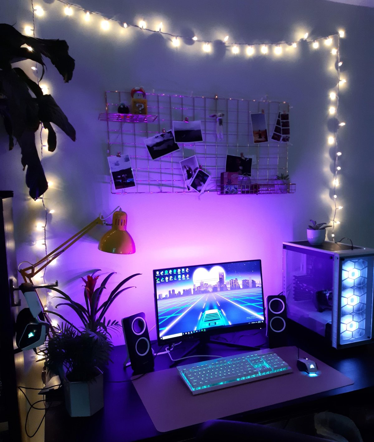 Неоновые комнаты для девочек