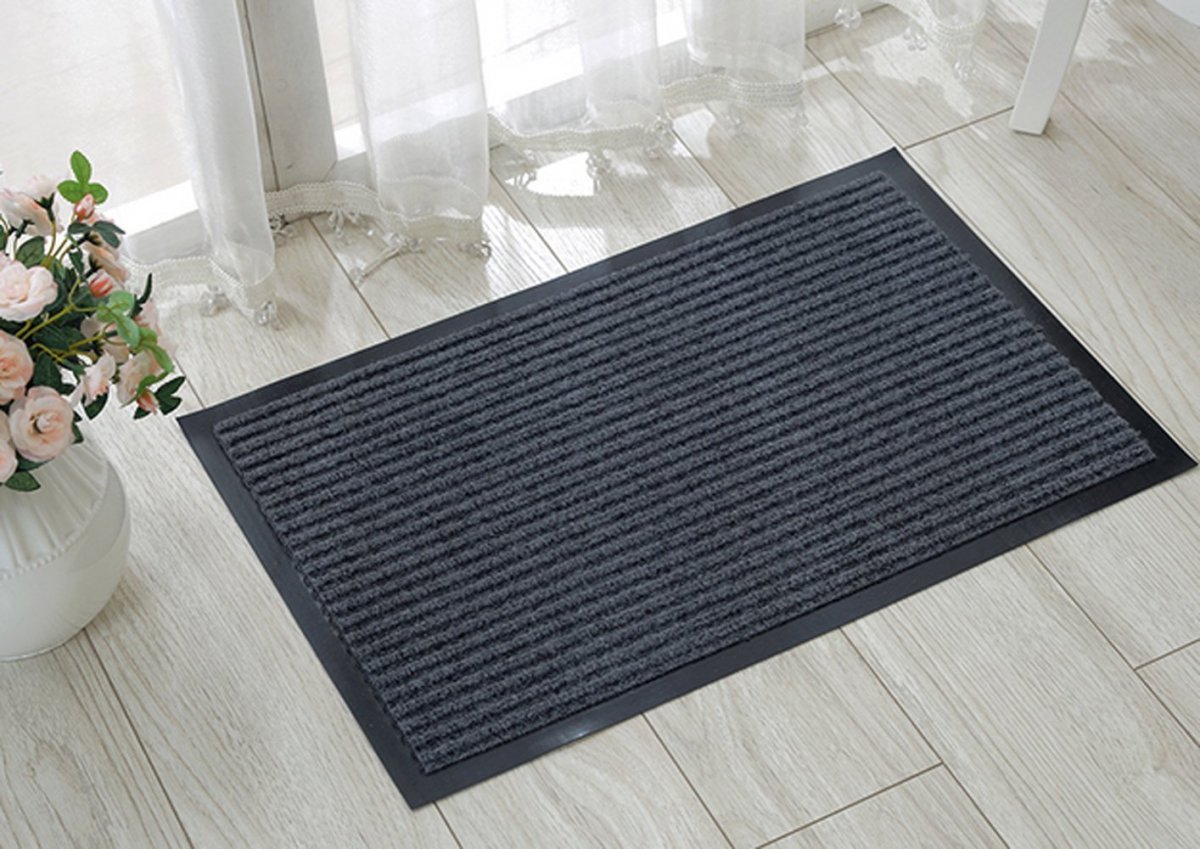 Коврик грязезащитный 120х180 см «стандарт» серый (Double Stripe Doormat 120х180 Grey)