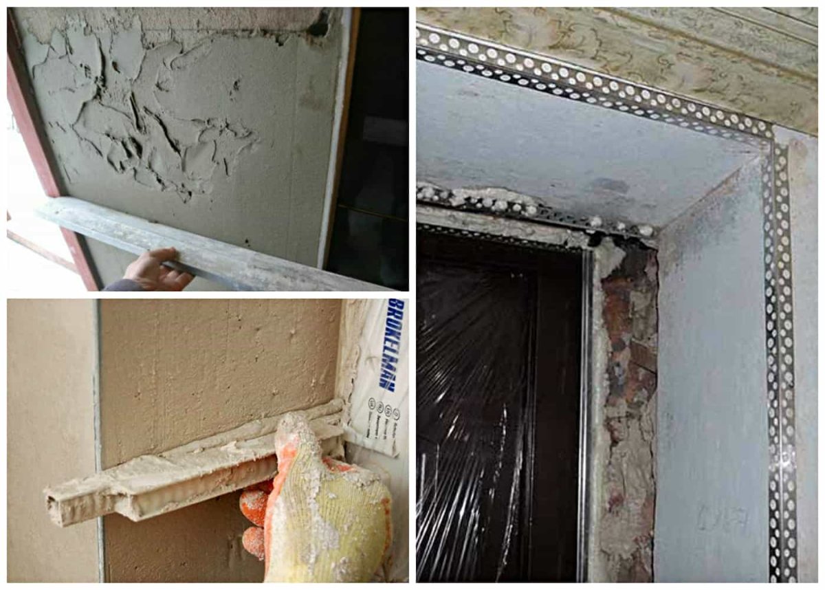 Металлические уголки на откосы окон