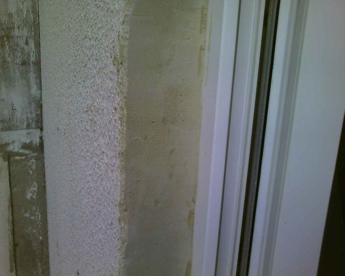 Штукатурка подоконника и откосов