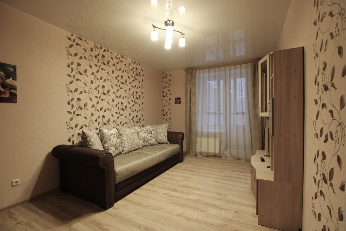 Гостиная простой ремонт