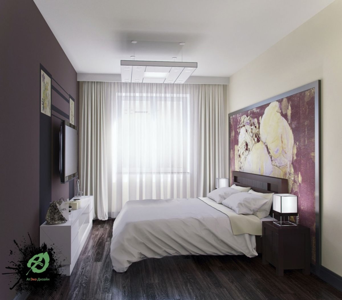 Интерьер спальни в панельном доме