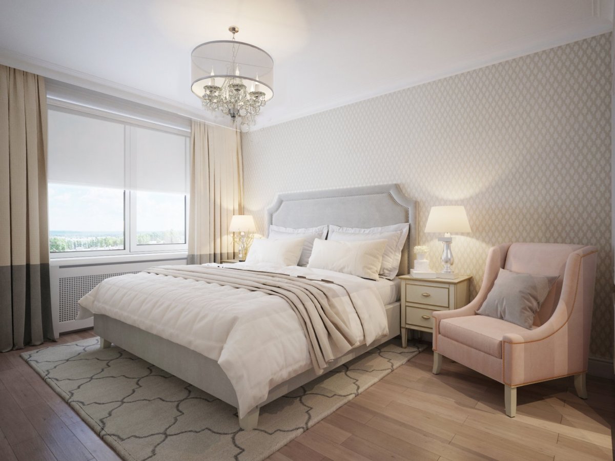 Маленькая уютная спальня