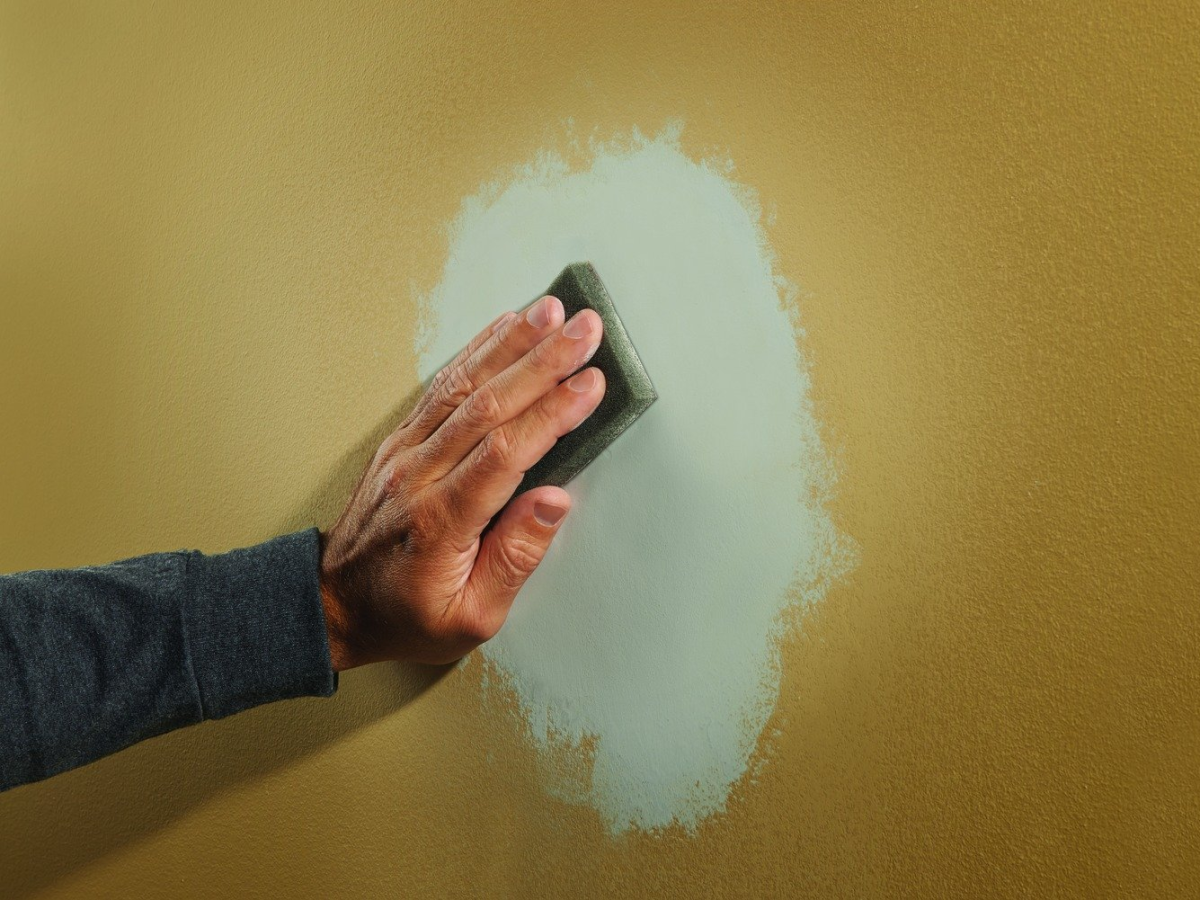 Покраска декоративной штукатурки