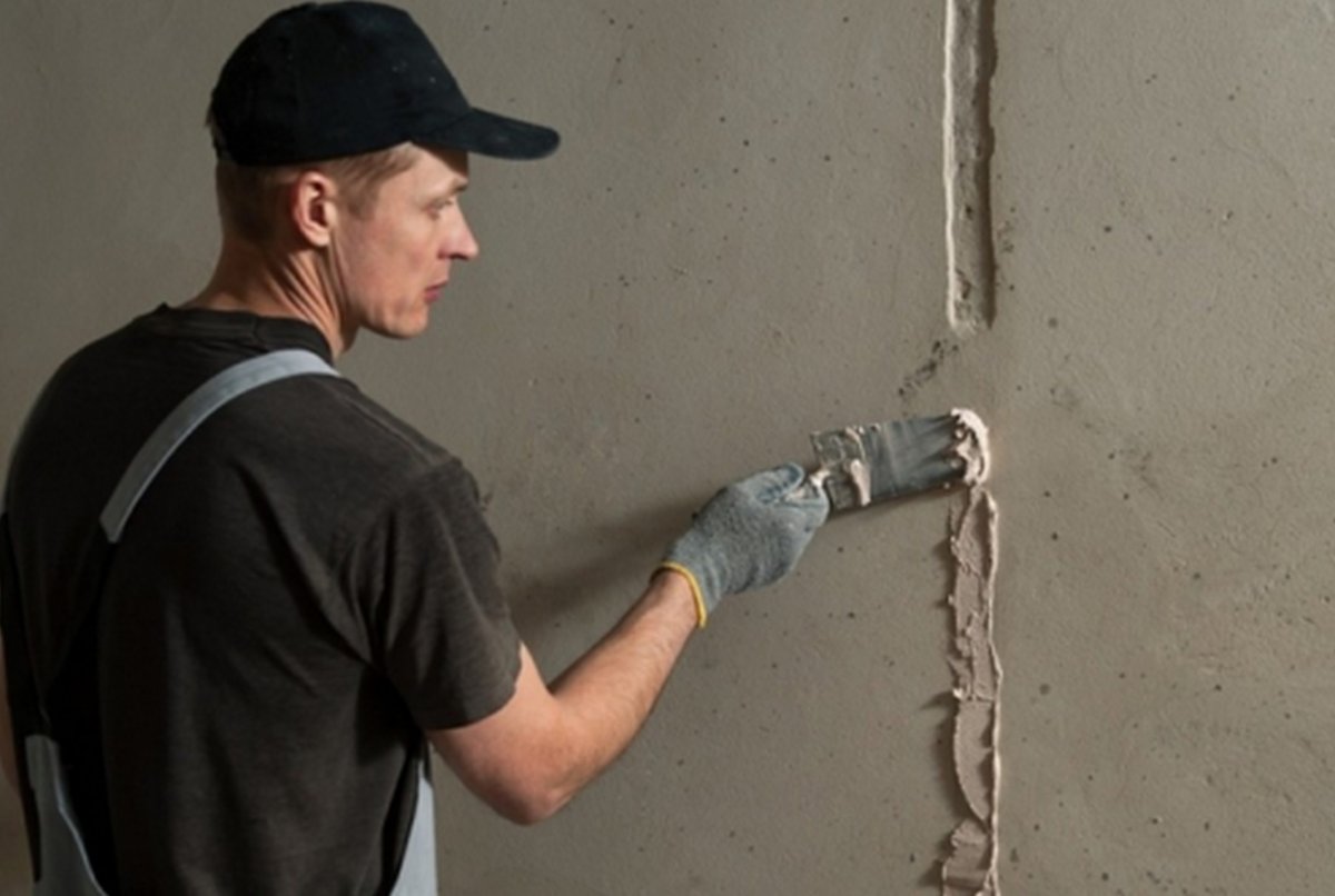 Шпатлевание стен