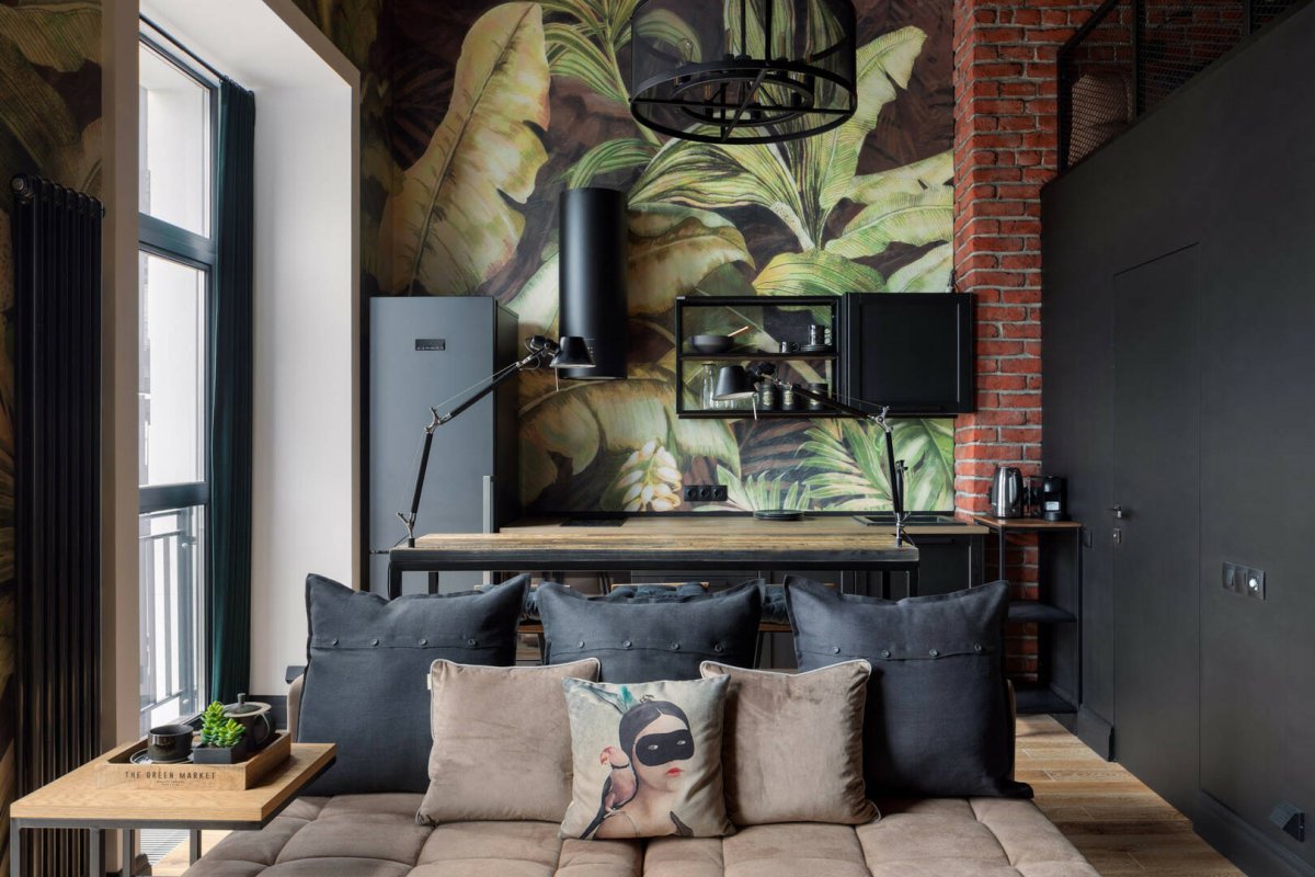 Роспись стен в стиле лофт