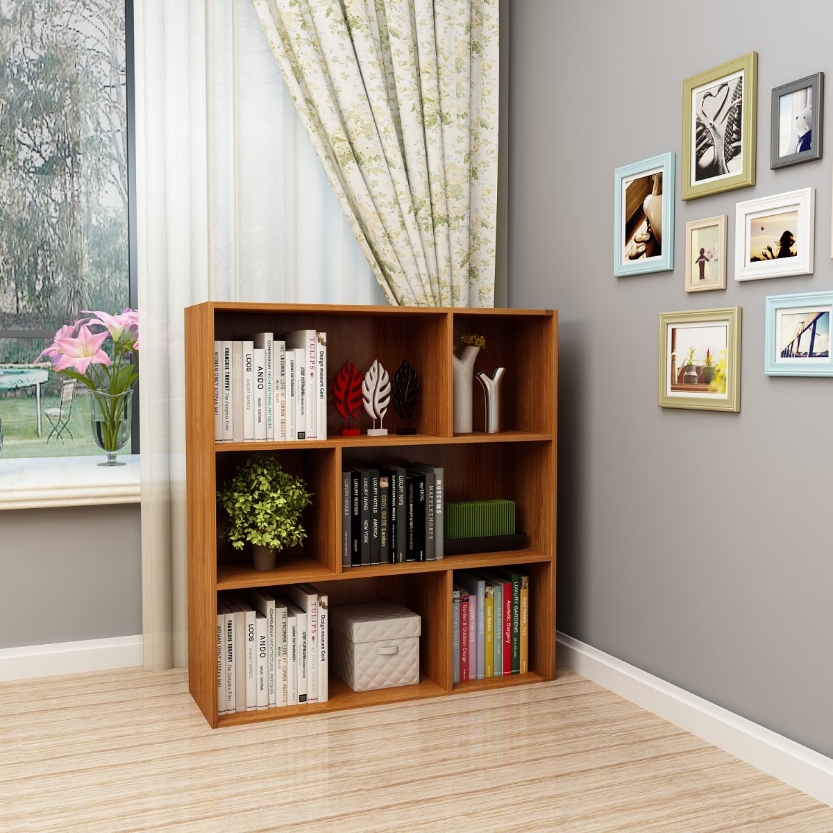 Книжный шкаф икеа дерево