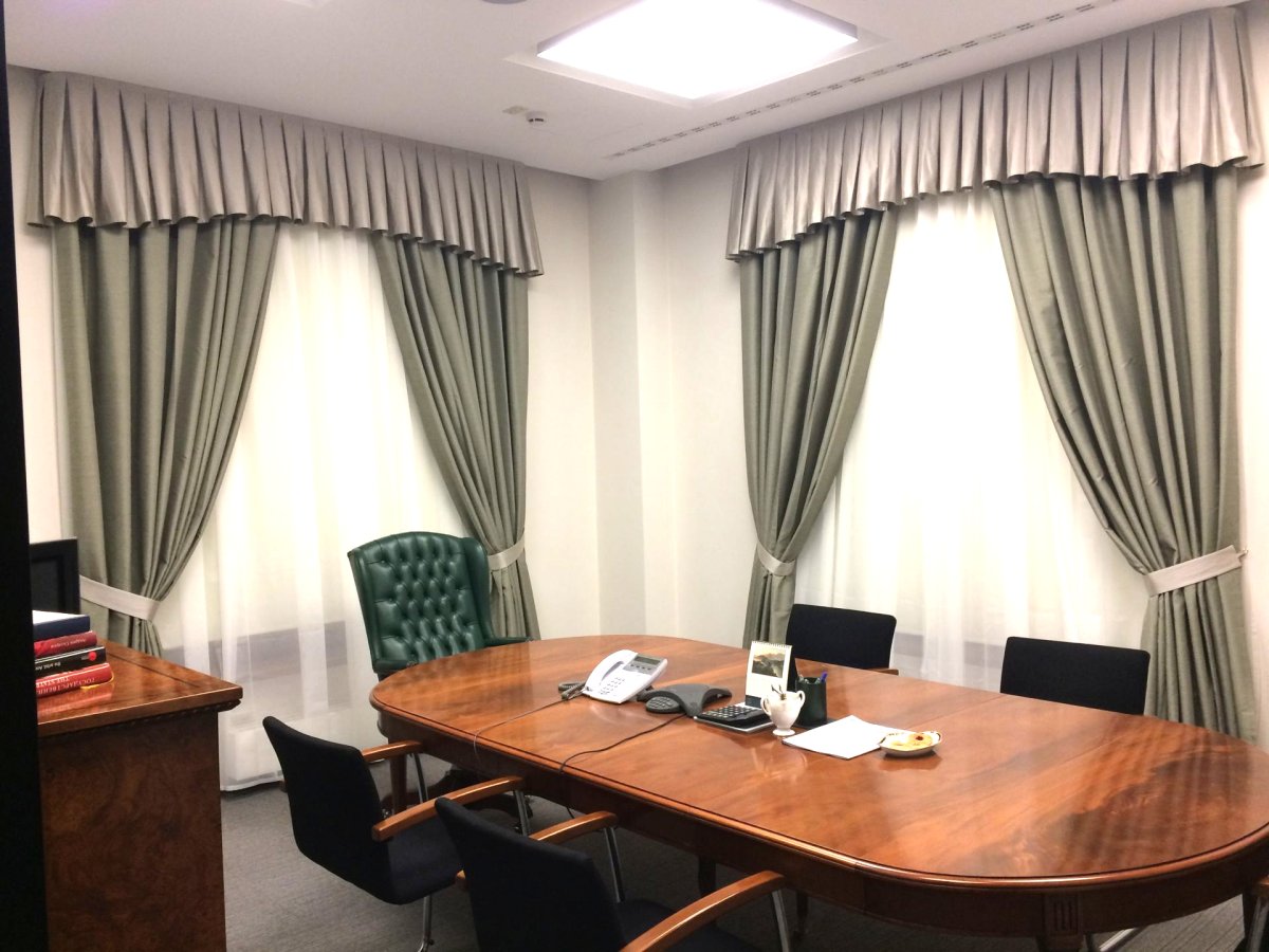 Шторы для офиса и кабинета руководителя