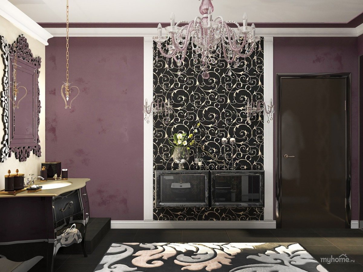 Прихожая в стиле ар деко