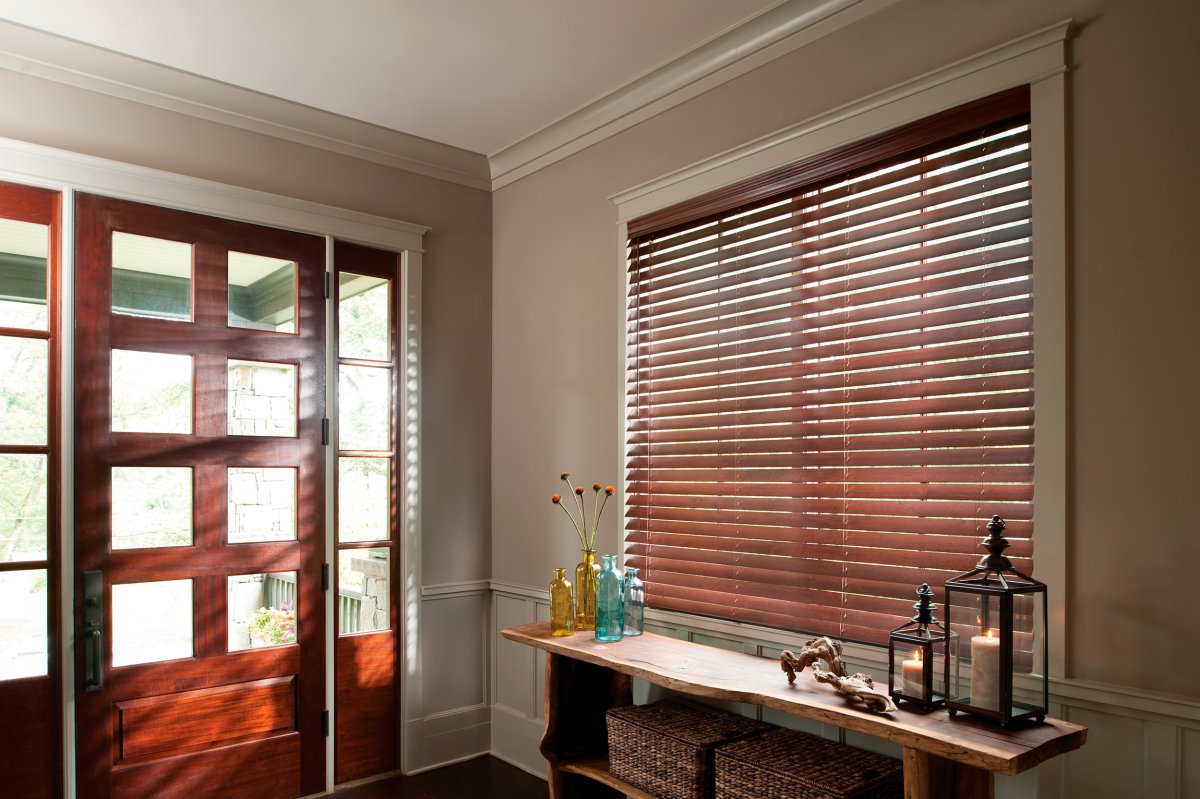 Жалюзи деревянные горизонтальные