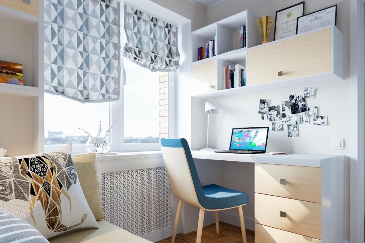 Стеллажи икеа в интерьере подростковой комнаты