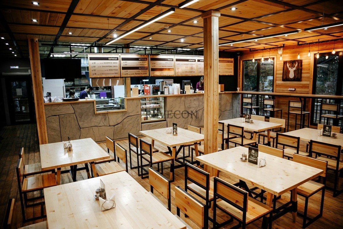 Стол для ресторана в стиле лофт