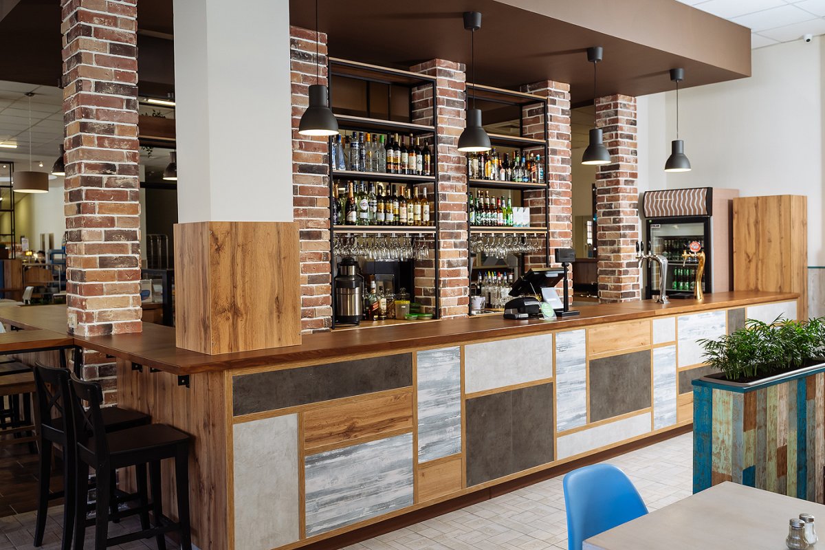 Мебель для кофейни в стиле лофт