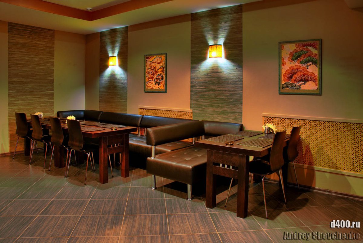 Внутренняя отделка кафе и ресторанов