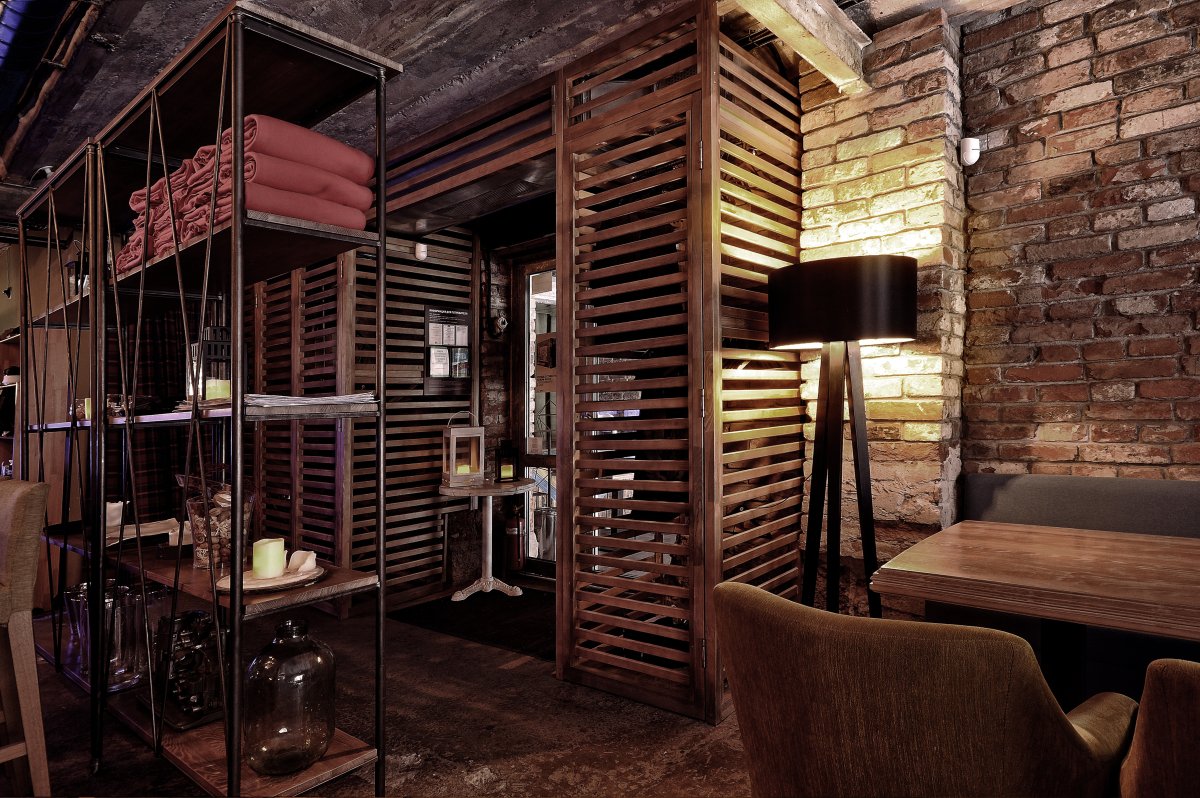 Кафе бар в стиле лофт