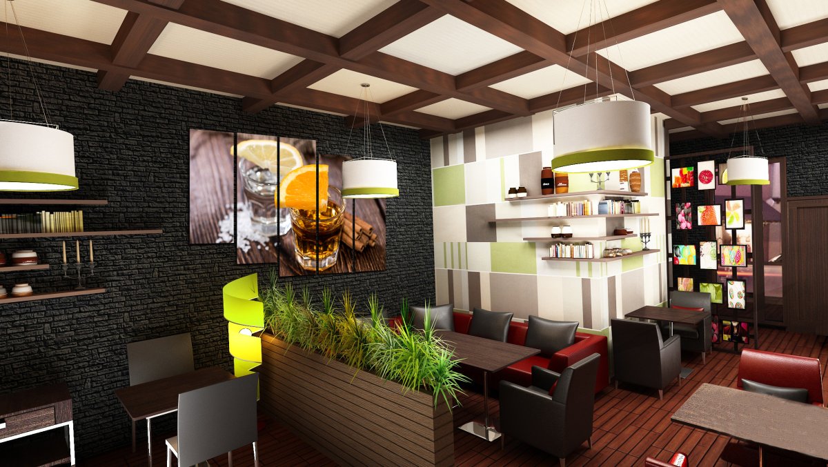 Интерьер кофейни