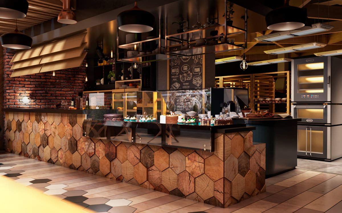 Кофейня внутри